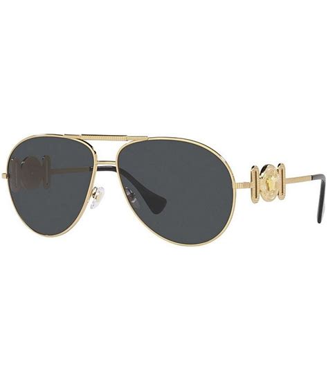 Versace Unisex Ve2249 65mm Aviator Sunglasses 